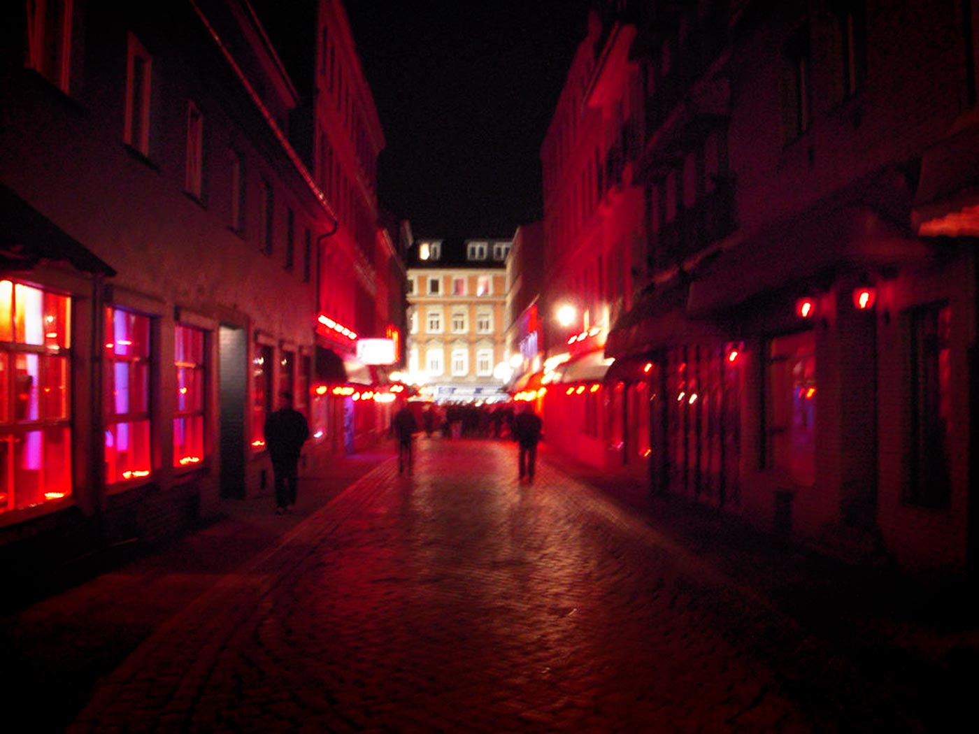 Ulica Herbertstraße w Hamburgu, czyli legalna prostytucja w Niemczech.